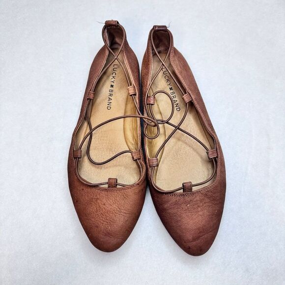 Lucky brand Aviee women rounded toe flats sz8 - Picture 3 of 10